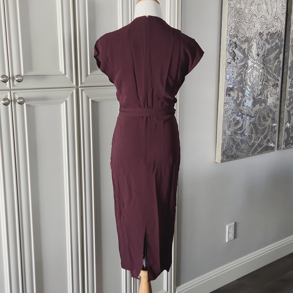 *Bestseller!* NWT REISS | Maxime Midi Wrap Dress - Picture 12 of 12